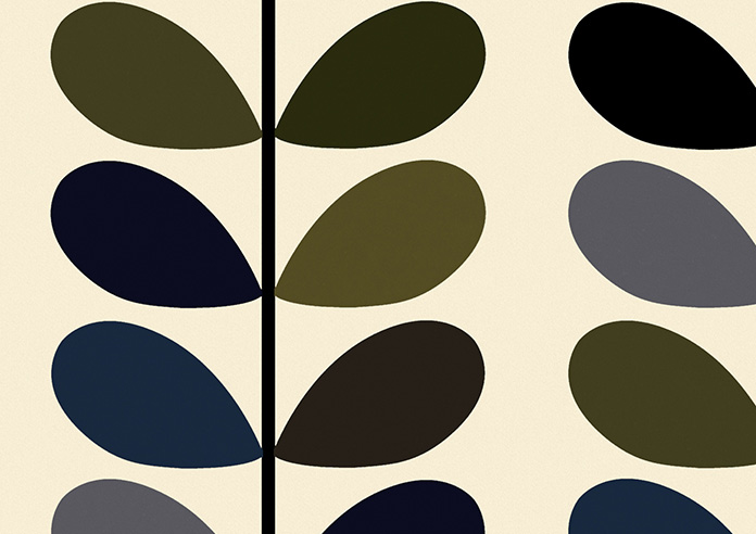 Orla Kiely Multi Stem, Moss - Roman Blind - Image 7